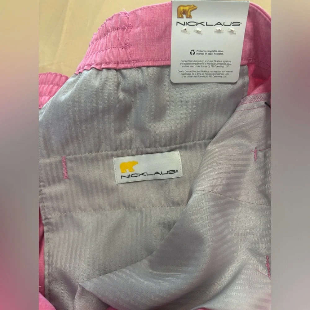 NEW Nicklaus Pink Golf Shorts‎